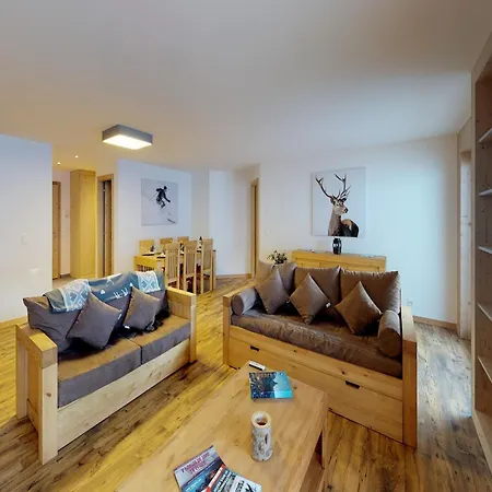 Apartment For 6 In Veysonnaz